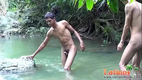 XXX Latino boys strip for wet oral fun in the jungles मेगा मूवीज़