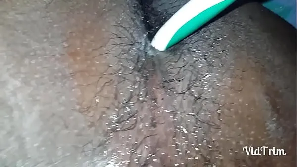 XXX cat sticks toothbrush up his ass (Man puts toothbrush on ass megafilmer