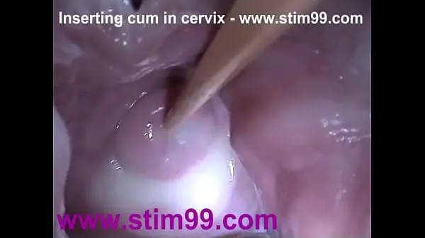 XXX Insertion Semen Cum in Cervix Wide Stretching Pussy Speculum mega Movies