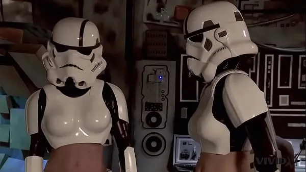 XXX Vivid Parody - 2 Storm Troopers enjoy some Wookie dick film besar