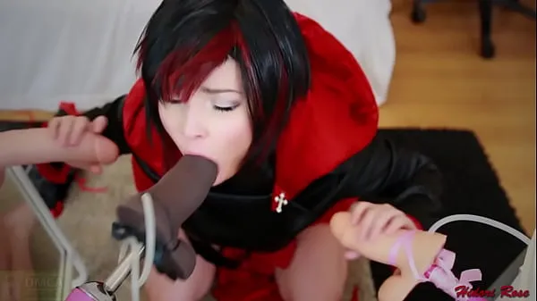 XXX Ruby Rose from RWBY takes on 3 dicks أفلام ضخمة