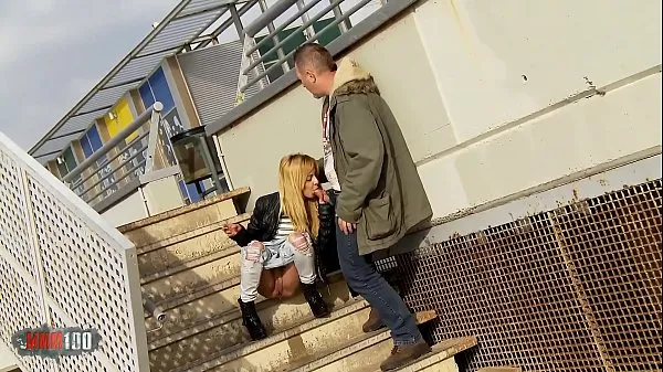 XXX Public blowjob while peeing and outdoor fucking with dulce Chiki mega Movies
