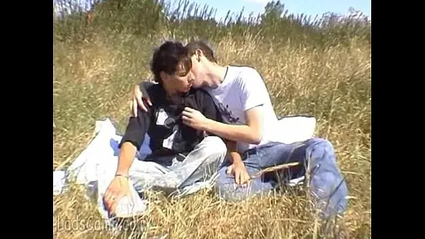 XXX Cute mates get from a chat to a gay fuck outdoors mega Movies