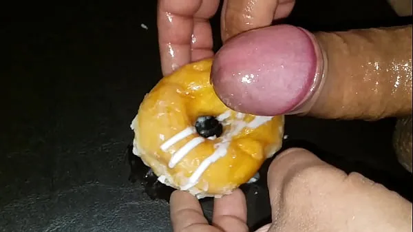XXX Playing with my glazed Donut and unloading my favorite Cum frosting mega Movies