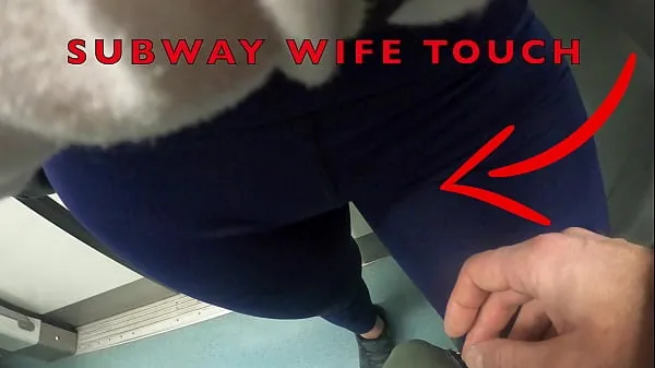 XXX My Wife Let Older Unknown Man to Touch her Pussy Lips Over her Spandex Leggings in Subway mega filmy