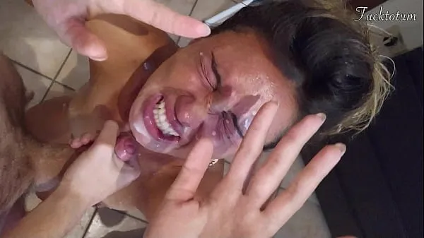 XXX Girl orgasms multiple times and in all positions. (at 7.4, 22.4, 37.2). BLOWJOB FEET UP with epic huge facial as a REWARD - FRENCH audio mega Film