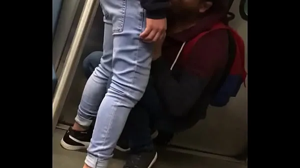 XXX Blowjob in the subway mega Movies