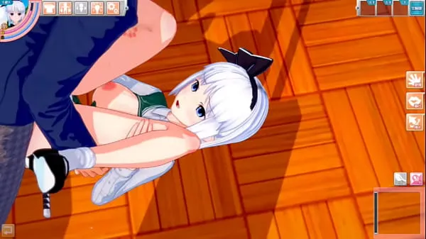 XXX Eroge Koikatsu! ] Touhou Youmu Konpaku rubs her boobs H! 3DCG Big Breasts Anime Video (Touhou Project) [Hentai Game mega film