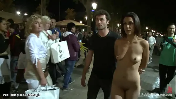 XXX Spanish babe fucked in public mega ταινίες