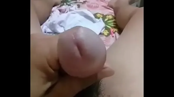 XXX Pulling out a drop of precum megafilmer