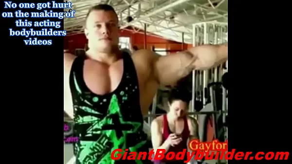 XXX Giant bodybuilder alpha males showing their super strength ภาพยนตร์ขนาดใหญ่