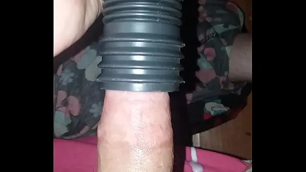 XXX Sucking my dick with my new vacuum cleaner mega Film