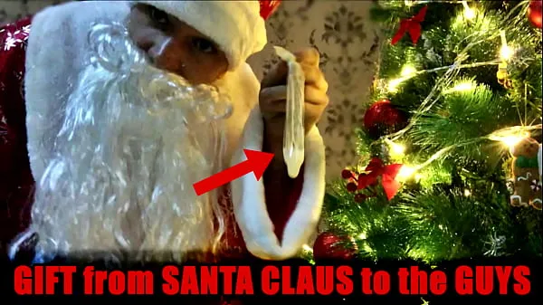 XXX Bad SANTA CLAUS wishes you Merry Christmas! Happy New Year!!! Dirty talk! Christmas gay cum megafilms