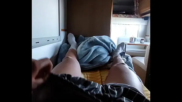 XXX El toro97 relaxes in the camper मेगा मूवीज़