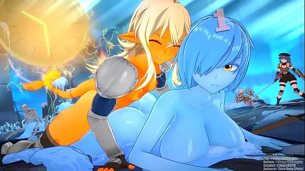 XXX water girl is unimpressed by futa girl megafilmek