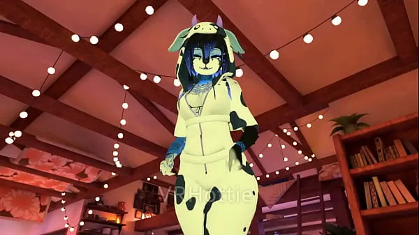 XXX 熱い毛皮で覆われたラップダンスをハメ撮りファック VRChat ERP メガ映画