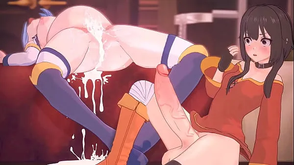 XXX Aqua wird geschlagen (KonoSuba Futa Animation Megafilme