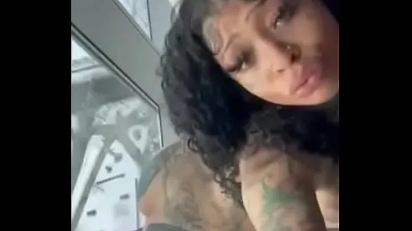 XXX Tattooed light skin Kaay Brazy Bouncing on a Dildo mega film