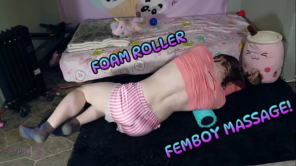 XXX Foam Roller Femboy Massage! [Trailer] Yeah this blue bumpy spiky foam roller is into my deep tissue if you know what I mean أفلام ضخمة