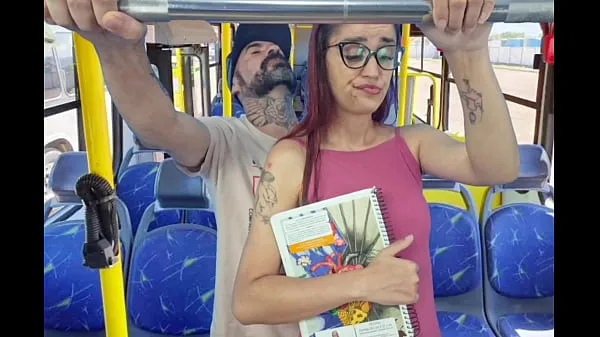 XXX Student being groped by an old man on the bus in public mega filmy